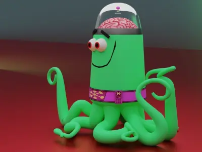 Mark Chang Low-poly 3D model