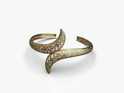 Light stylized bracelet 3D print model