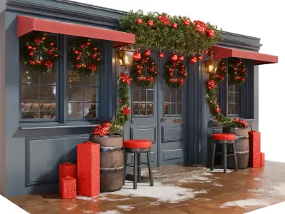 Christmas Entrance 3D model