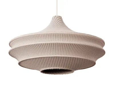 Saint VII Crochet Pendant Lamp corona Low-poly 3D model