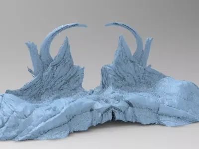 Ocean Dragon monk mount  3D model