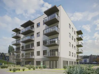 Multi-storey Residential Building 3D model