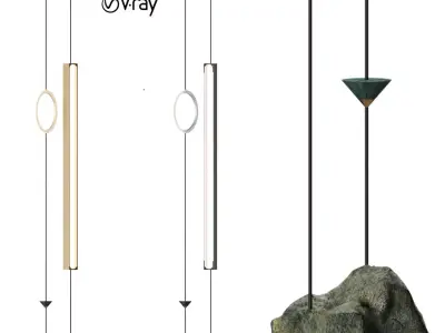 Milky Way Floor-to-ceiling Column 3D model