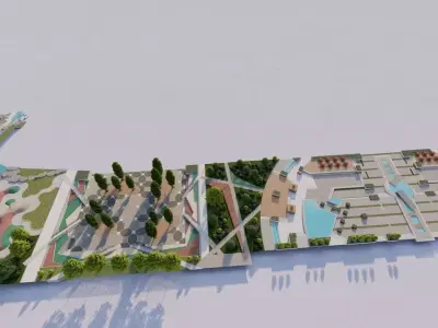 City park-Park-landscape 3D model shop