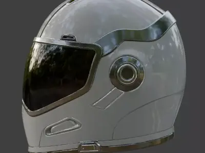 SciFi Helmet 3D model
