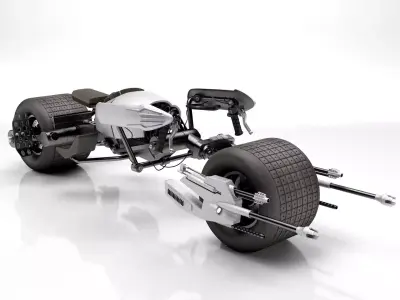 Batpod The Dark Knight 3D model