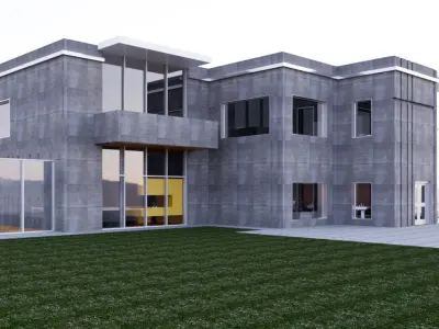 Revit Villa design 2018 3D model