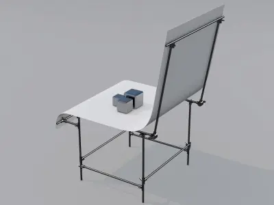 Photo shooting table 3D model