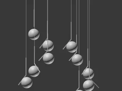 Flos Ic Light Set 3D model