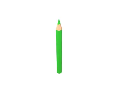 Colored Pencils v1 004 Low-poly 3D model