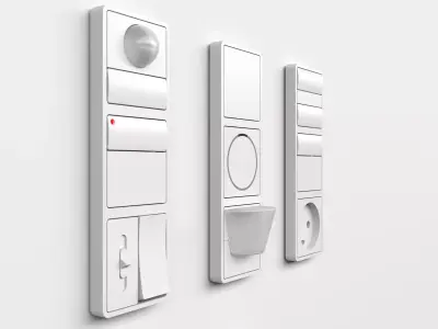 LK FUGA BASELINE Sockets and Switches 3D model