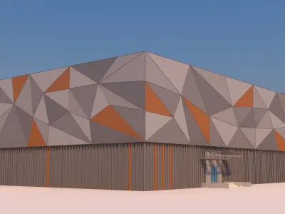 0032 - Art Center - 2021 - 01 - Design 01 - 2D Plans - 3D Files 3D model