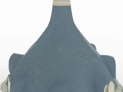 Gazebo Octogonal Victorian Style 3D model