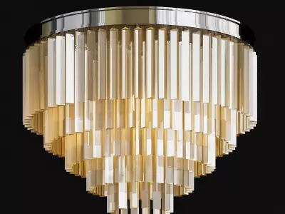 Flush Chandelier 3D model