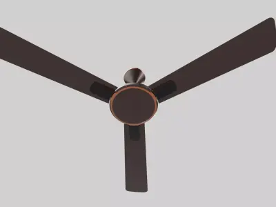 Ceiling Fan brown 3D model