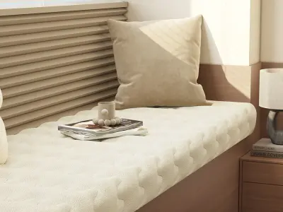 Bay window mat 3D model