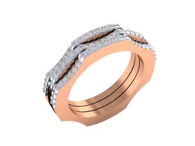 Women Ring 3D print model 51