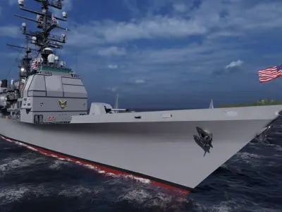 Ticonderoga class cruiser 3D model