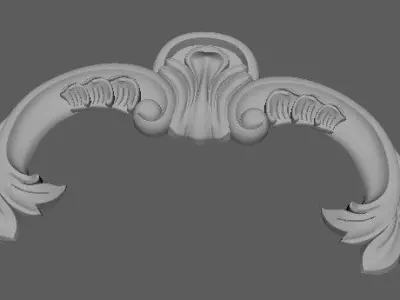 dekor ornament 3D model 100