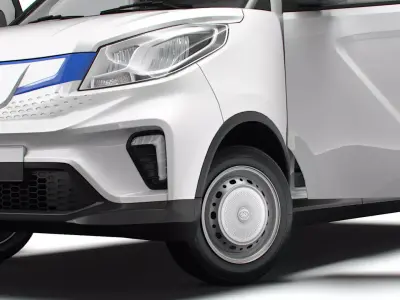 Maxus eDeliver3 SWB HQ Interior 2026 3D model