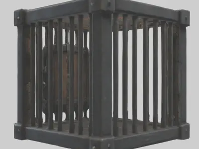 Dungeoncage Model Low-poly 3D model