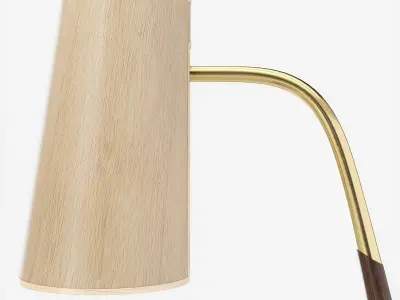 Vladimir Kagan 2080 Cygnet Floor Lamp 3D model