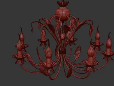 Chandelier Arosio E 1 1 8 G 3D model