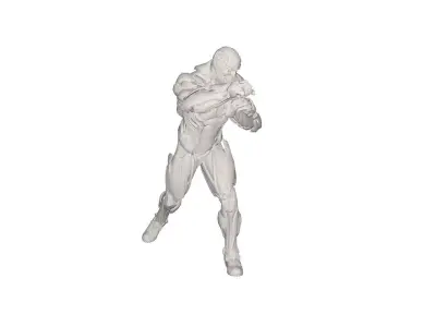 Superhero concept 3D model get