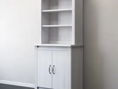 BRUSALI High cabinet with doors 3D model