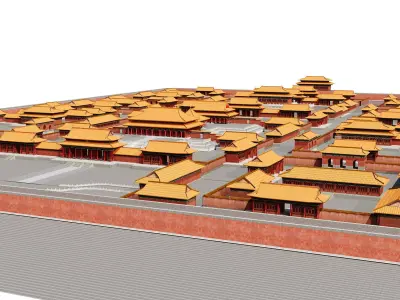 Imperial Palace Complex 3D model