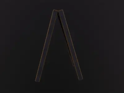 Floor sign 3D Model Low-poly 3D model