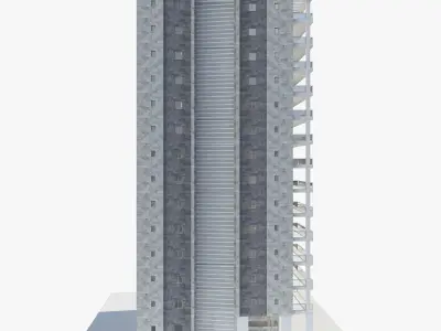 Building Aviv 3D model