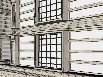 Building Apartment Low-poly 3D model