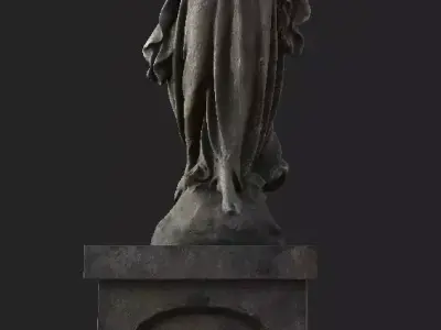 WingedAngel game ready model 3D model