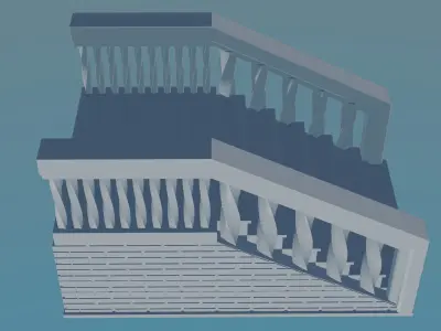 3D Staircase 3D print model