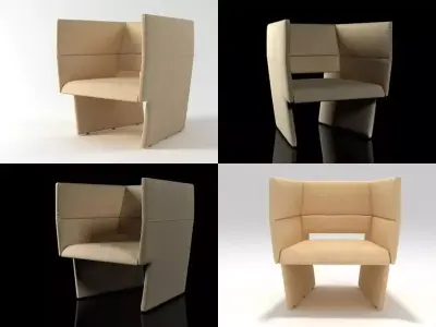 Cup Armchair 3D model