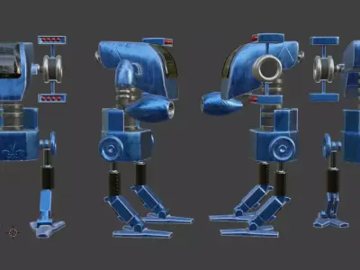 Mech Warrior 3D model buy