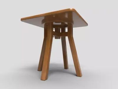 Square Table CG82 3D model