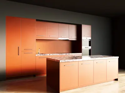 103-Kitchen7 matte 9 3D model