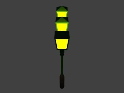 Street Lamp 2 3D model get
