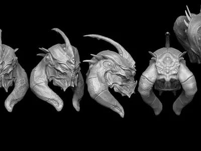 Guyver Zoanoid helmet  3D model