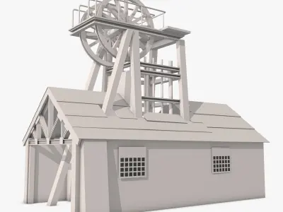 Industrial Factory Model 3D model