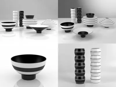 Vases  Bowls 3D model