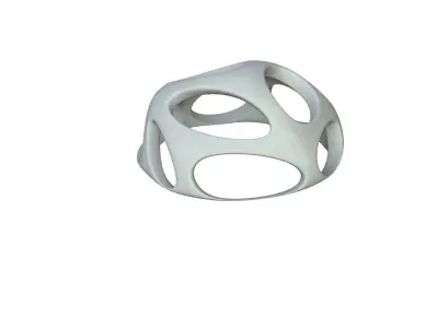 SciFi Cube Object No 46876 Low Poly Shape Low-poly 3D model