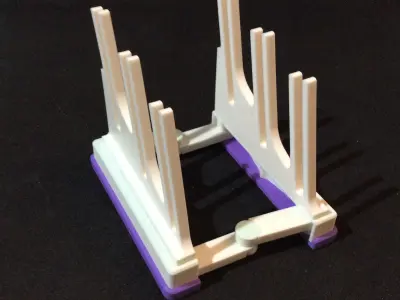 Folding Card Display Stand 3D print model