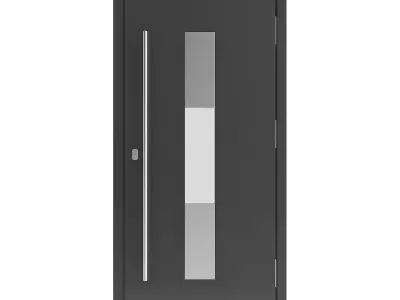 Metal Front Door 3D model