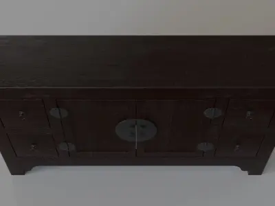 TV Console 3D model