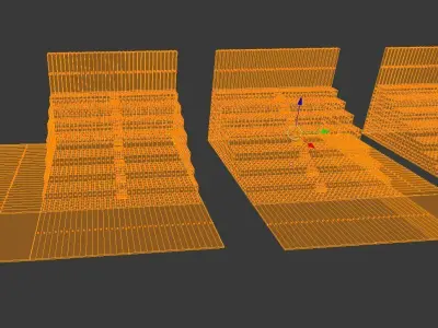 Modular Theater pack Free 3D model