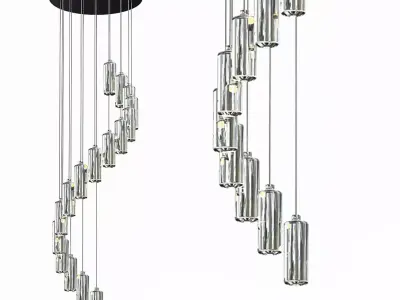 Candil Transparente Innok 3D model