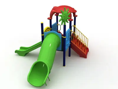  3D Special Metal Playpen 047 3D model